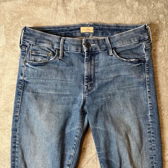 Mother The Looker Ankle Fray in Fingerprints and Muddy Feet Size 27 - Picture 2 of 9